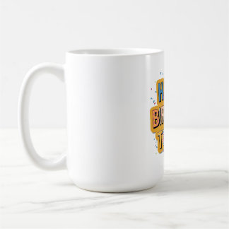 Caneca De Café Feliz Aniversário Padronizado
