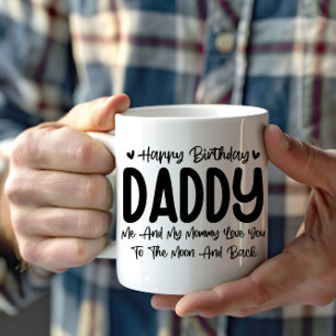 Caneca De Café Feliz Aniversário Papai Engraçado Aniversário Dia 