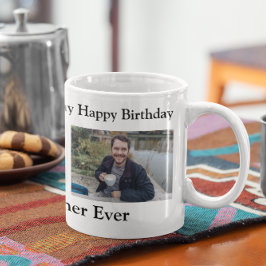 Caneca De Café Feliz aniversário para o Melhor Irmão Nunca
