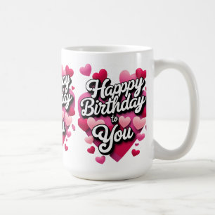 Caneca De Café feliz aniversário para você