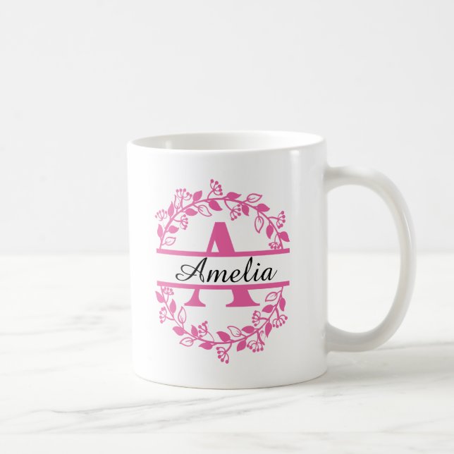 Caneca De Café Feliz aniversário Personalize Bebendo Mug (Direita)