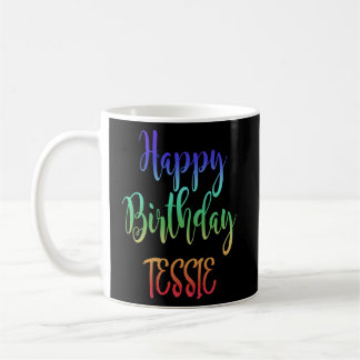 Caneca De Café Feliz aniversário Tessie Idea