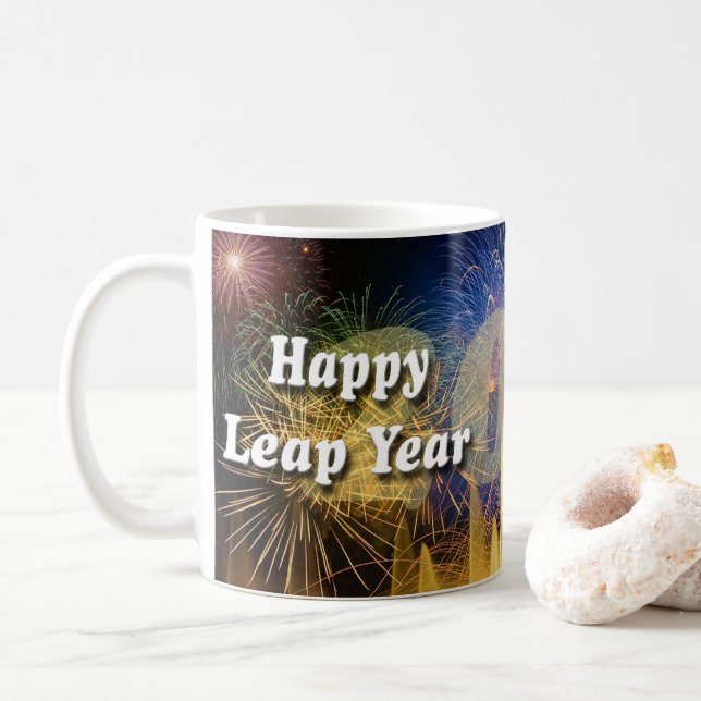 Caneca De Café Feliz Ano do Salto 2020 (Com Donut)