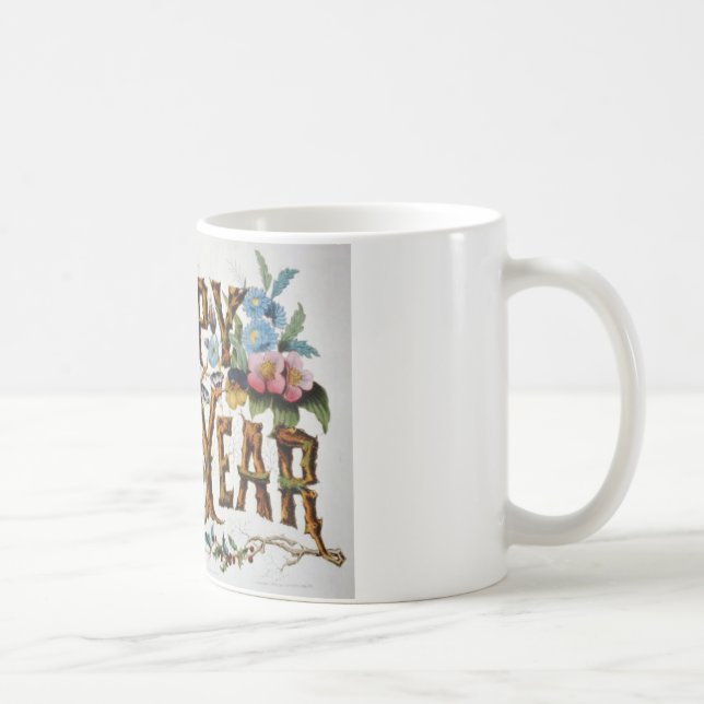 Caneca De Café Feliz ano novo (Direita)