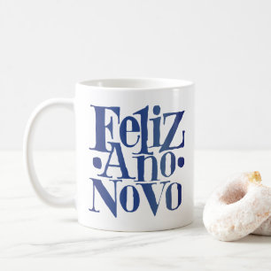 Caneca De Café Feliz Ano Novo