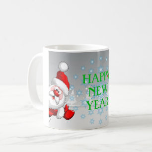 Caneca De Café Feliz ano novo 11 oz Classic Mug