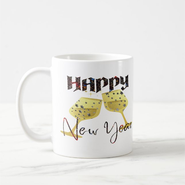 Caneca De Café feliz ano novo 2024 (Esquerda)
