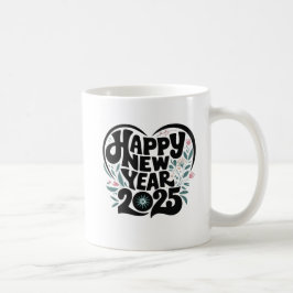 Caneca De Café feliz ano novo 2025
