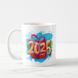 Caneca De Café feliz ano novo 2025