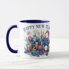 caneca de café feliz ano novo 2026