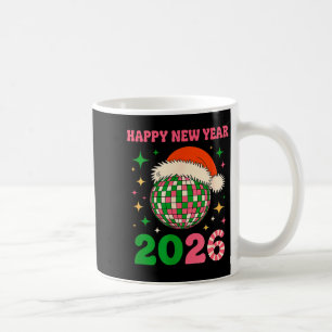 Caneca De Café Feliz Ano Novo 2026-2026 - Bola de Discoteca