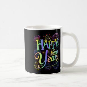 Caneca De Café Feliz ano novo 2026 Parte Correspondente a F
