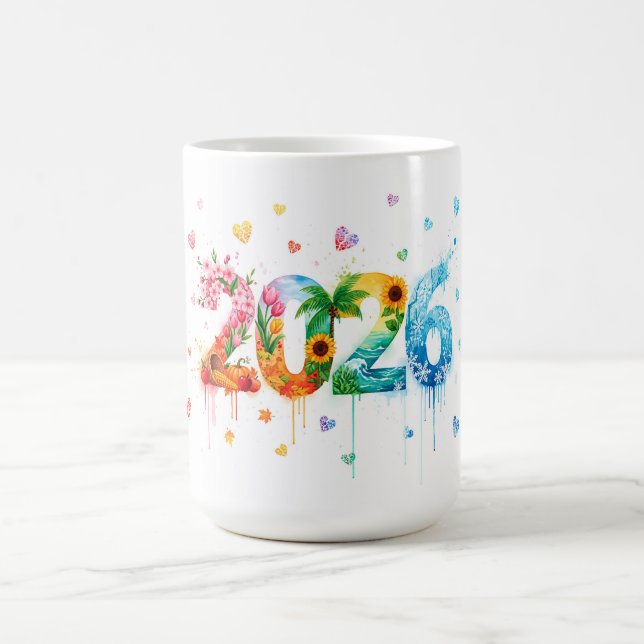 Caneca De Café Feliz ano novo 2026: Um Ano de Novas Possibilidade (Centro)