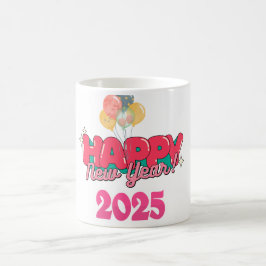 Caneca De Café Feliz ano novo Mug 2025