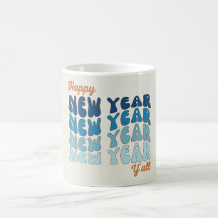 CANECA DE CAFÉ FELIZ ANO NOVO Y