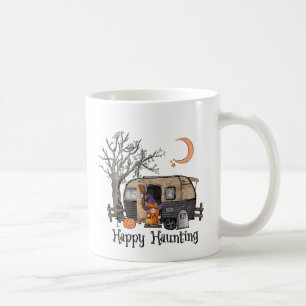 Caneca De Café Feliz assombro   Halloween Camper   Bruxa Spooky