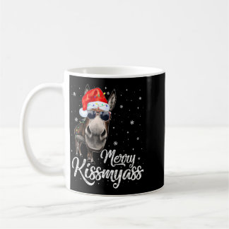 Caneca De Café Feliz Beijo Meu Natal Sarcástico Camisa De Natal E