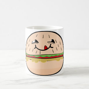 Caneca De Café Feliz Camiseta de Refeição