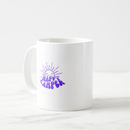 Caneca De Café Feliz Camper em um