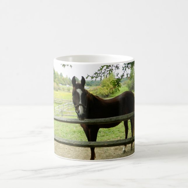 Caneca De Café Feliz Canhão de Cavalo (Centro)