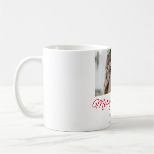 Caneca De Café Feliz casal de Natal - adicione nome feliz holida