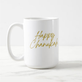 Caneca De Café Feliz Chanukah Classic Mug, 15 oz