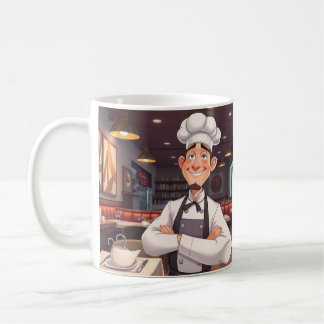 Caneca De Café Feliz Chef Mug