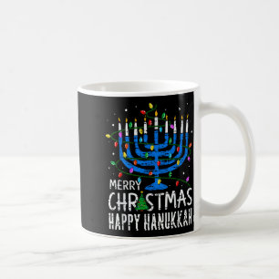 Caneca De Café Feliz Chrismukkah Feliz Natal Hanukkah Chanuka