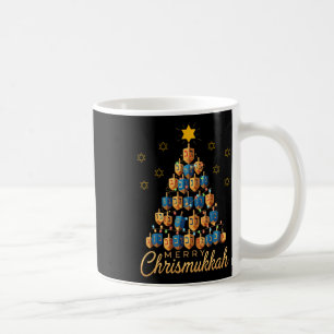 Caneca De Café Feliz Chrismukkah Happy Chanukkah Dreidel Christma
