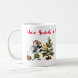 Caneca De Café Feliz Christmouse