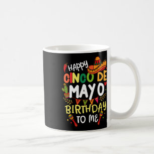 Caneca De Café Feliz Cinco De Mayo Aniversário Para Mim Mexicano