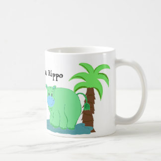 Caneca De Café Feliz como um Hipopótamo