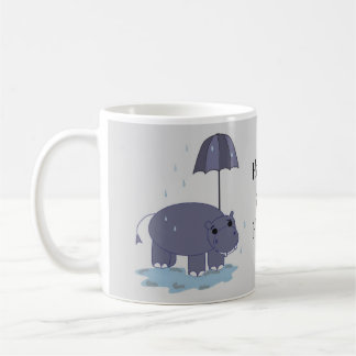 Caneca De Café Feliz como um Hipopótamo
