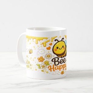 Caneca De Café Feliz como uma Abelha