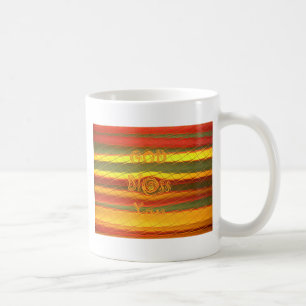 Caneca De Café Feliz Deus abençoe de Natal Você Cores Design