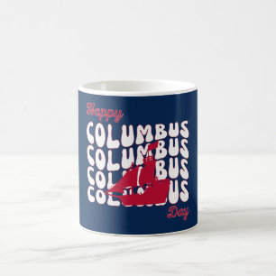 Caneca De Café Feliz Dia Colombo