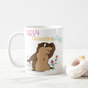Caneca De Café Feliz Dia da Marmota