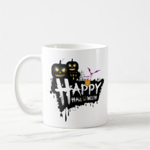 Caneca De Café Feliz Dia das Bruxas