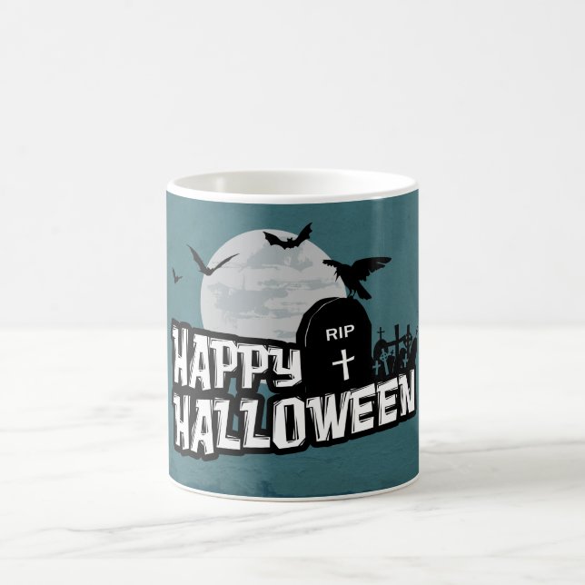 Caneca De Café Feliz Dia das Bruxas (Centro)