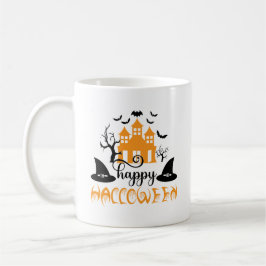 Caneca De Café Feliz Dia das Bruxas