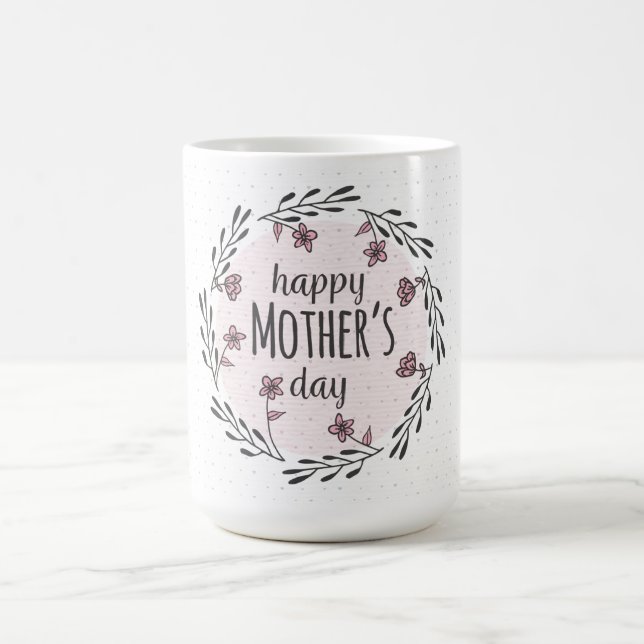 Caneca De Café Feliz Dia das Mães  (Centro)
