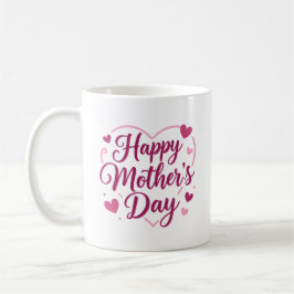 Caneca De Café Feliz Dia das Mães