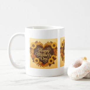 Caneca De Café Feliz Dia das Mães Adorável