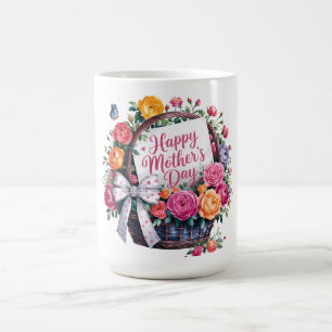 Caneca De Café Feliz Dia das Mães, Mãe Linda