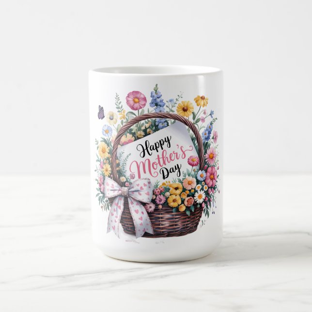 Caneca De Café Feliz Dia das Mães Mãe Linda (Centro)