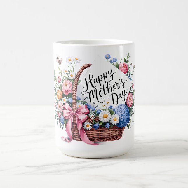 Caneca De Café Feliz Dia das Mães, Mãe Linda (Centro)