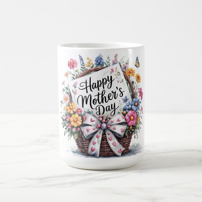 Caneca De Café Feliz Dia das Mães, Mãe Linda (Centro)
