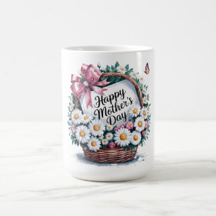 Caneca De Café Feliz Dia das Mães, Mãe Linda