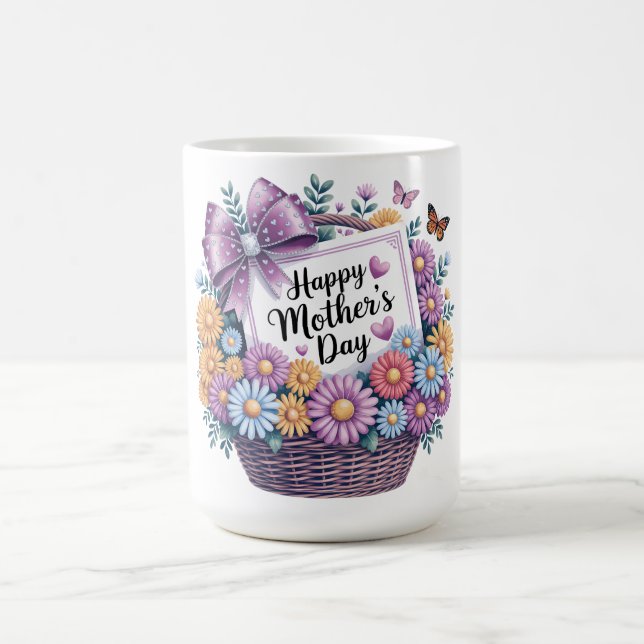 Caneca De Café Feliz Dia das Mães, Mãe Linda (Centro)