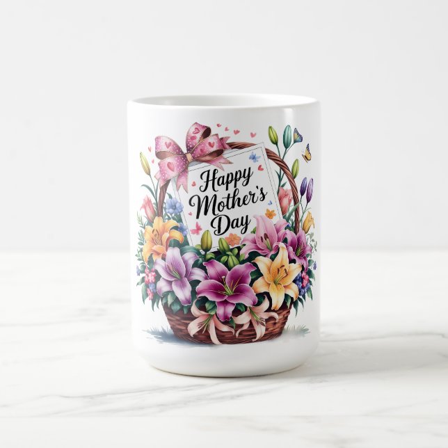 Caneca De Café Feliz Dia das Mães, Mãe Linda (Centro)